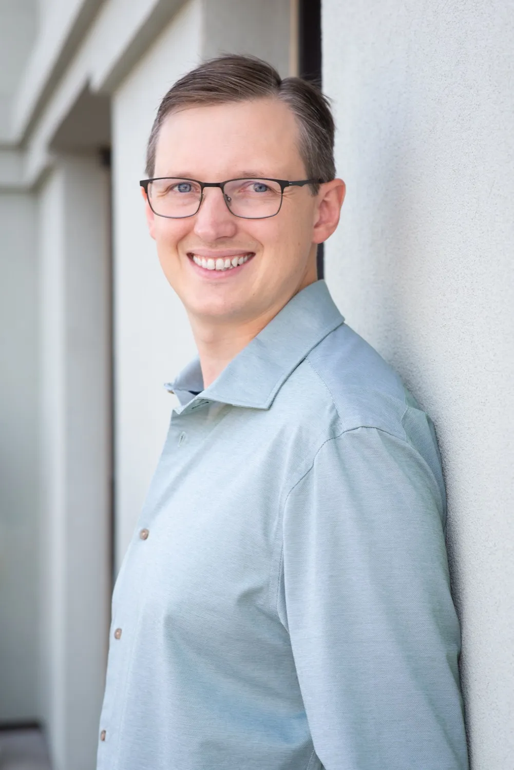 Portrait of Georg Link, smiling